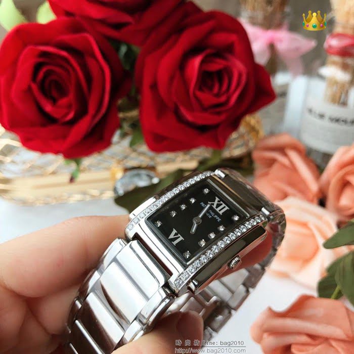 百達翡麗PATEK PHILPPE Twenty4系列 長方形表殼 藍寶石表鏡 女士腕表  wssb4121